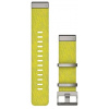 Popruh Garmin QuickFit 22 mm, Tkaný nylonový popruh, žltozelený 010-12738-23