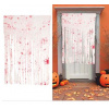 Krvavý záves - krv na dvere - Halloween - 115 x 150 cm