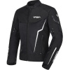 Dámska bunda na motocykel RSA Bolt čierno-biela Veľkosť: 3XL