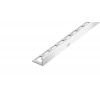 DL13 schodová lišta s drenážnymi otvormi ACARA, hliník, 22 mm, 2,5 m