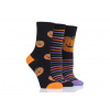 WILD feet Ponožky Dámske 3 páry - Tekvica