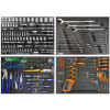 SP Tools Dielenský box SPT CUSTOM - čierny SP40113 Typ: Vybavený, Počet náradí: 233 kusov