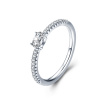 Emporial strieborný prsteň Trblietavá elegancia Velikost prstenu: 51,9 mm
