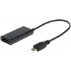 Gembird adapter MHL->HDMI(F)+MICRO USB(BF)(5pin)smartfon to TV HD+power supply A-MHL-002