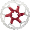 Reverse Brzdový kotouč 203 mm, 6 děr, Alloy/Steel , Red