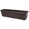 PLASTKON Truhlík Garden 80 cm hnedá