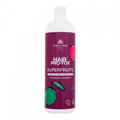 Kallos Cosmetics Hair Pro-Tox Superfruits Antioxidant Shampoo jemný čisticí a posilující šampon 1000 ml pro ženy