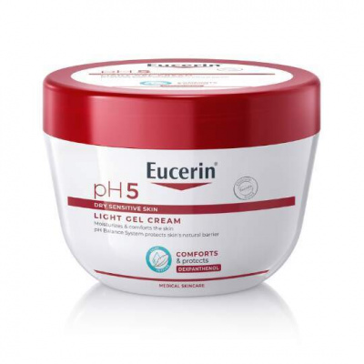 EUCERIN pH5 ľahký gél-krém pre suchú a citlivú pokožku 350 ml - Eucerin pH5 telové mlieko ľahká textúra pre citlivú pokožku 400 ml