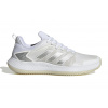 Adidas Defiant Speed W Clay - cloud white/silver metallic/grey one - Biely