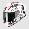 SCORPION prilba na motocykel EXO-530 AIR SLOPE (biela/čierna/červená), veľ. XXL