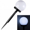 Solárna záhradná lampa GUĽA PVC 10cm zapichovacia LED, farba STUDENÁ