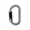 Petzl OK BALL-LOCK gray lehká hliníková karabina