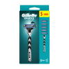 Gillette Mach3 strojček + 5 náhradných hlavíc