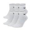 Nike Everyday Cushion Ankle 6Pak SX7669-100 socks (82144) NAVY BLUE M ( 38 - 42 )