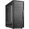 Sharkoon skriňa VS4-V / Middle Tower / 2x USB3.0 / čierna