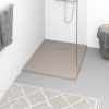 vidaXL Sprchová vanička SMC hnedá 90x70 cm - Hnedá - 49519-4735