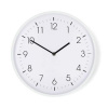 Nedis Nedis CLWA1226WT - Nástěnné hodiny | Průměr: 300 mm | Plast | Tichý pohyb | Bílá