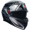 AGV prilba K-3 Compound matt black/grey - XL