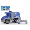 Lena Auto Truxx polícia plast 29cm s figúrkou