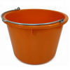 Vedro murárske 20 l Professional, hrúbka úchytu 7mm, certifikát TUV, orange 1990043