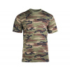 MIL-TEC Tričko krátký rukáv US styl Woodland Vyberte velikost: 3XL