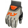 FLY RACING rukavice F-16. 2025 šedá/oranžová - XL
