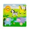 Viga dřevěné puzzle safari