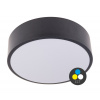 T-LED Čierne LED stropné svietidlo okrúhle 500mm 48W CCT 105444