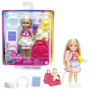 Mattel BRB BÁBIKA CHELSEA NA CESTÁCH