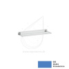 LAUFEN KARTELL polička, na stenu 45 x 15,5 x 4 cm modrá H3853300830001