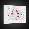 Obraz na plátne obdĺžnik - OB0543 - Origami vtáky 60cm x 40cm - O4