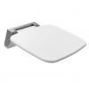 Polysan SAAP sprchové sedadlo 39,2x25x5cm, sklopné, biela SPH CW1110W