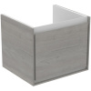 Ideal Standard Connect Air - Skrinka pod umývadlo CUBE 550 mm, 1 zásuvka, šedý dub E0844PS