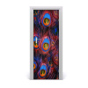 Fototapeta na dvere pávie perá 75x205