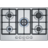 Bosch Serie 4 PGQ7B5B90 varná doska Nerezová oceľ Vstavaný 75 cm Plynový 5 zone(s) (PGQ7B5B90)