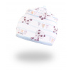 Little Angel Čiapka podšitá Outlast® - panda pruhy/zv.modrá Veľ. 2 (39-41 cm)