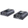 PremiumCord HDMI 2.0 extender 4Kx2K@60Hz na 60 m cez jeden kábel Cat6/6a/7 khext60-3
