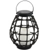 LED lampa solárna Lantern KOGE hnedá IP44 kovová