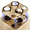 Ochranné 3D sklo zadnej kamery Apple iPhone 14 Pro/14 Pro Max Gold