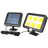 Venkovní solární LED osvětlení LTC LXLA318 s odděleným solárním panelem, 120x LED