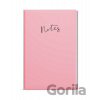 Baloušek notes linkovaný Pastel růžová 148 x 210 mm