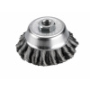 Kartáč hrnčekový M14 vrkočový, dvojradový, oceľový drôt 0,5mm, O80mm, EXTOL CRAFT
