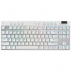 Klávesnica Logitech Gaming G PRO X TKL Lightspeed, US (920-012148) biela