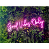 Fotověci Mechový Obraz Stěna Neonové Logo Neon na Míru Reklama Nápis do Baru Restaurace Provozovny Moss Neon Sign (Výrábíme na Míru) Varianta: 100 x 100cm