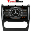 TomiMax Mercedes W203 Android 14 autorádio s WIFI, GPS, USB, BT HW výbava: QLED 8 Core 4GB+64GB PX HIGH - iba displej A