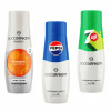 Sada 3 koncentrátov, sirupy do vody Sodastream Orange Zero + Pepsi + 7up
