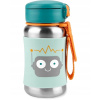 Skip hop Spark Style Láhev s brčkem na vodu nerez modrá 350 ml