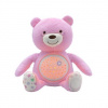 CHICCO Medvedík uspávaček s projektorom a hudbou Baby Bear First Dreams ružová 0m+
