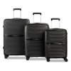 Worldpack Helsinki 4w sada 3 kufrov - čierna