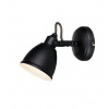Markslöjd Fjällbacka nástenná lampa 1x40 W čierna 105814